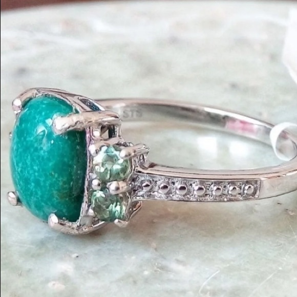 Jewelry - Genuine Turquoise & Apatite Ring